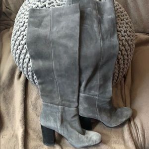 Silas knee high boots suede